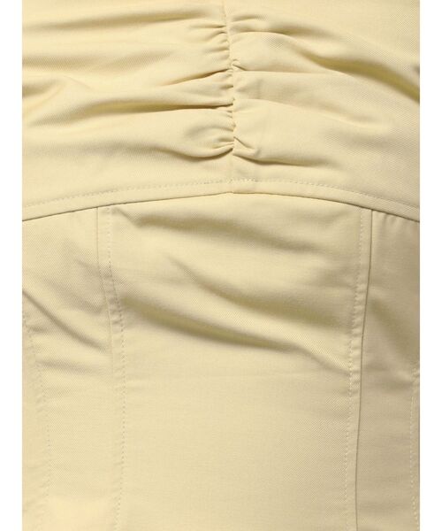 EVRIS（エヴリス）の「ショルダーリボンプリーツミニワンピース（ワンピース・レディース・ブラック/イエロー・SMALL/MEDIUM）」の14枚目の写真