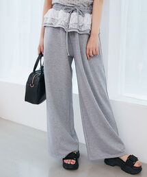 MAJESTIC LEGON | フリルレイヤードスウェットパンツ(スウェットパンツ)