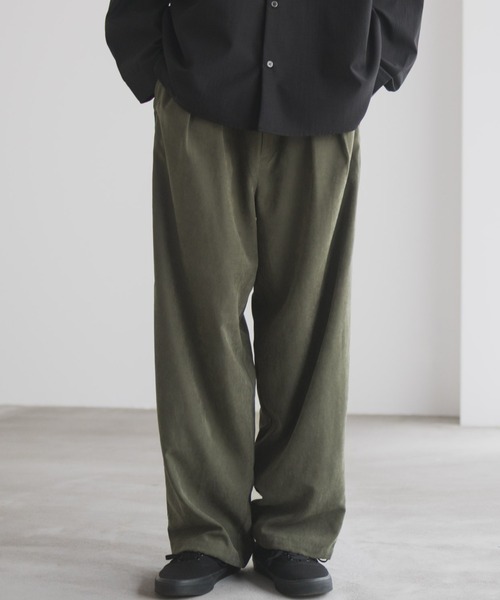 URBAN COLLECTION(アーバンコレクション)の「【URBANCOLLECTION/アーバンコレクション】 2WAYシルエットワイドパンツパンツ(その他パンツ・メンズ・ブラック/カーキ・S/M/L/XL)」の2枚目の写真
