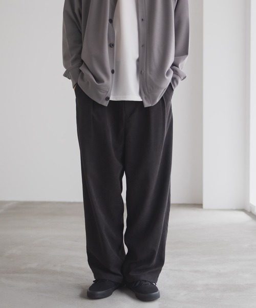 URBAN COLLECTION(アーバンコレクション)の「【URBANCOLLECTION/アーバンコレクション】 2WAYシルエットワイドパンツパンツ(その他パンツ・メンズ・ブラック/カーキ・S/M/L/XL)」の4枚目の写真