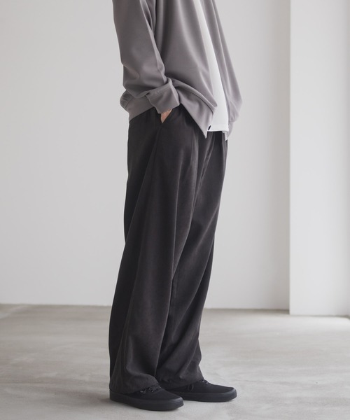 URBAN COLLECTION(アーバンコレクション)の「【URBANCOLLECTION/アーバンコレクション】 2WAYシルエットワイドパンツパンツ(その他パンツ・メンズ・ブラック/カーキ・S/M/L/XL)」の6枚目の写真