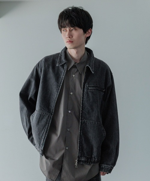 セール】【LFM(U)】デニムZIPブルゾン 571362（デニムジャケット