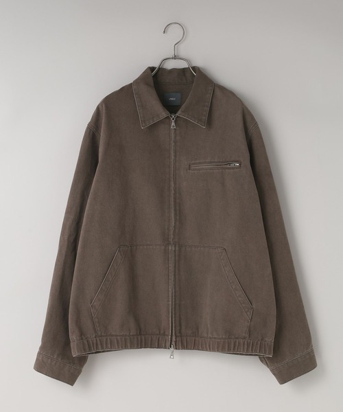 LOWRYS FARM（ローリーズファーム）の「【LFM(U)】デニムＺＩＰブルゾン　 571362（デニムジャケット・メンズ・ブラック/ブラウン・MEDIUM/LARGE）」の12枚目の写真