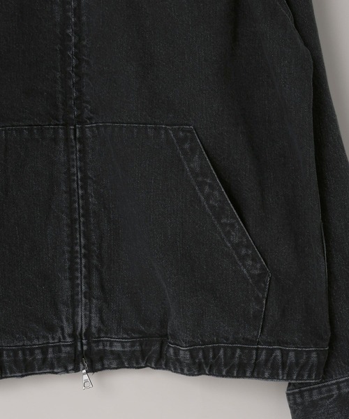 LOWRYS FARM（ローリーズファーム）の「【LFM(U)】デニムＺＩＰブルゾン　 571362（デニムジャケット・メンズ・ブラック/ブラウン・MEDIUM/LARGE）」の18枚目の写真