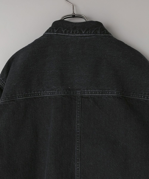 LOWRYS FARM（ローリーズファーム）の「【LFM(U)】デニムＺＩＰブルゾン　 571362（デニムジャケット・メンズ・ブラック/ブラウン・MEDIUM/LARGE）」の21枚目の写真