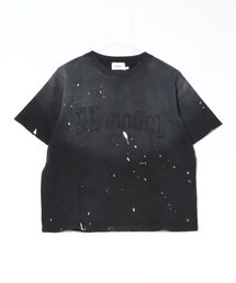 ANDER HUNK(A_[nN)Gradation Applique Design T-shirt / Of[VAbvPfUCTVc(TVc/Jbg\[)