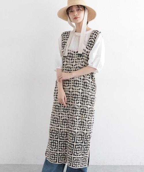 studio CLIP（スタディオクリップ）の「クロシェレースワンピース[プチサイズあり]（ワンピース・レディース・その他2/その他1/ブラック・PF/FREE）」の8枚目の写真