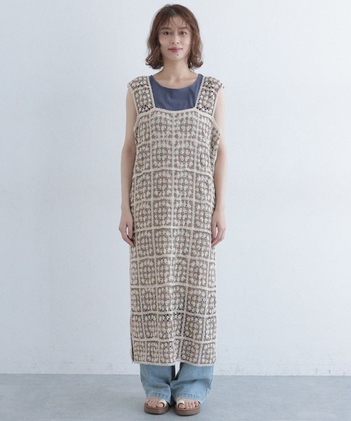 studio CLIP（スタディオクリップ）の「クロシェレースワンピース[プチサイズあり]（ワンピース・レディース・その他2/その他1/ブラック・PF/FREE）」の13枚目の写真