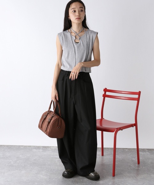 JEANASIS(ジーナシス)の「レースUPマニッシュシューズ/578876(ローファー・レディース・レッド系その他/ブラック系その他・MEDIUM/LARGE)」の9枚目の写真