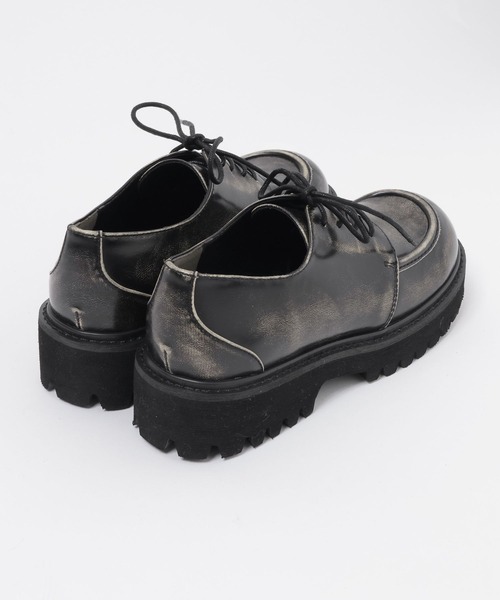 JEANASIS(ジーナシス)の「レースUPマニッシュシューズ/578876(ローファー・レディース・レッド系その他/ブラック系その他・MEDIUM/LARGE)」の5枚目の写真