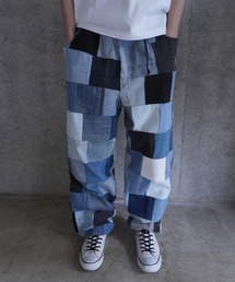 G.V.G.V.（ジーヴィージーヴィー）の「PATCHWORK DENIM PANTS（デニムパンツ）」