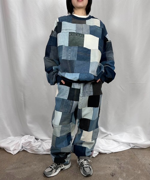 G.V.G.V.(ジーヴィージーヴィー)の「PATCHWORK DENIM PANTS(デニムパンツ・メンズ・マルチ・ONE SIZE)」の11枚目の写真