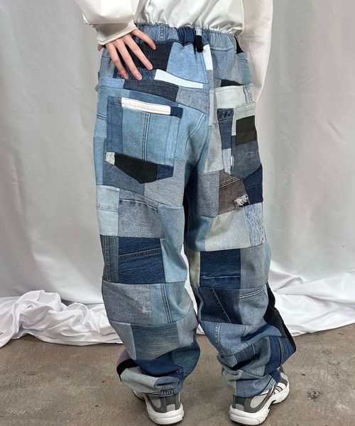 G.V.G.V.(ジーヴィージーヴィー)の「PATCHWORK DENIM PANTS(デニムパンツ・メンズ・マルチ・ONE SIZE)」の5枚目の写真