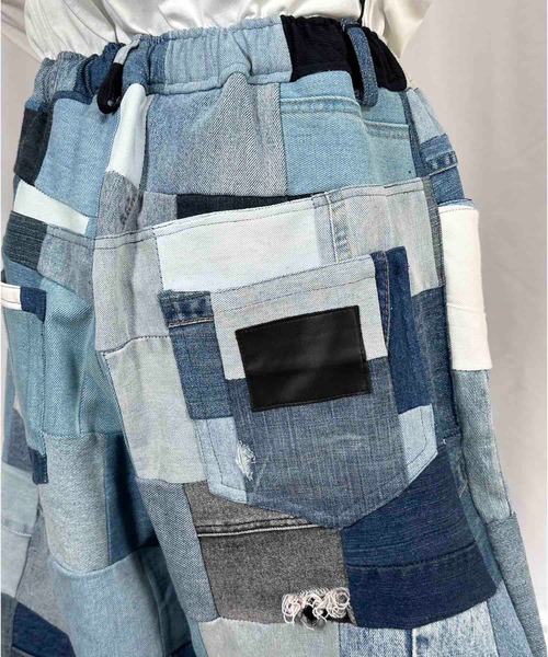 G.V.G.V.(ジーヴィージーヴィー)の「PATCHWORK DENIM PANTS(デニムパンツ・メンズ・マルチ・ONE SIZE)」の6枚目の写真