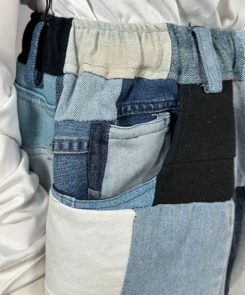 G.V.G.V.(ジーヴィージーヴィー)の「PATCHWORK DENIM PANTS(デニムパンツ・メンズ・マルチ・ONE SIZE)」の8枚目の写真