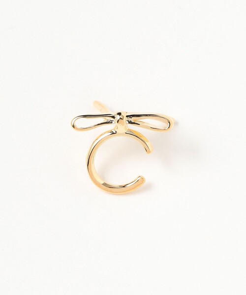 Ray BEAMS（レイビームス）の「Chalulu / リボン イヤーカフ（イヤーカフ・レディース・ゴールド/シルバー・ONE SIZE）」の5枚目の写真