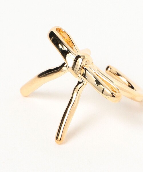 Ray BEAMS（レイビームス）の「Chalulu / リボン イヤーカフ（イヤーカフ・レディース・ゴールド/シルバー・ONE SIZE）」の6枚目の写真