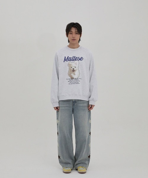 WaiKei（ワイケイ）の「★K-POPアイドル着用【UNISEX】Wai Kei／スターデニムパンツ（デニムパンツ・レディース・ライトブルー/ブルー・MEDIUM/LARGE）」の9枚目の写真