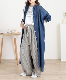 Noia ピンタックデニムワンピース
