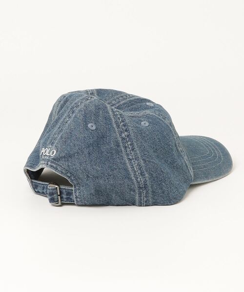 POLO RALPH LAUREN CHILDRENSWEAR(ポロ ラルフ ローレン チルドレンズウェア)の「インディゴ コットン デニム ボール キャップ(キャップ・キッズ・ブルー・ONE)」の3枚目の写真