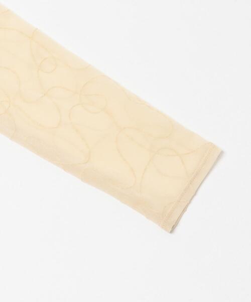 KBF(ケイビーエフ)の「フロッキーウェーブカットソー(Tシャツ/カットソー・レディース・ブラック/ベージュ/グレー・ONE)」の12枚目の写真