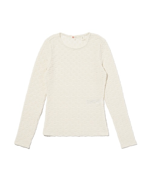 Levi's（リーバイス）の「Levi's/リーバイス アニカ クルーネック トップ（Tシャツ/カットソー・レディース・ホワイト・XS/M/S）」の3枚目の写真