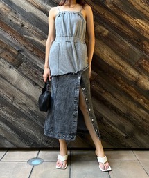 ROGER AND RAW（ロジャーアンドロウ）の「デニム切替キャミソールワンピース（ワンピース・メンズ）」