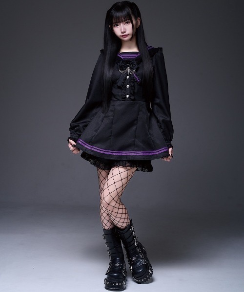 TRAVAS TOKYO/トラバス トーキョー』セーラーフリルセットアップ