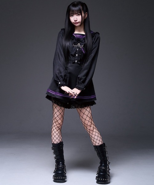 TRAVAS TOKYO/トラバス トーキョー』セーラーフリルセットアップ