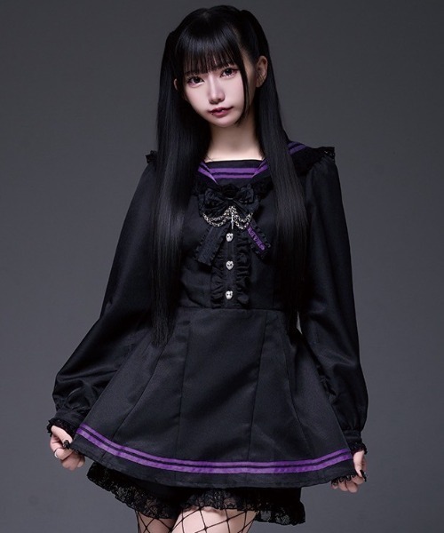 TRAVAS TOKYO/トラバス トーキョー』セーラーフリルセットアップ