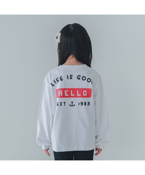 2nd(セカンド)の「ジーンズベーセカンド SEA ロングTシャツ(Tシャツ/カットソー・キッズ・ブラック/ベージュ/オフホワイト・130cm/160cm/150cm/140cm/120cm/110cm)」の20枚目の写真