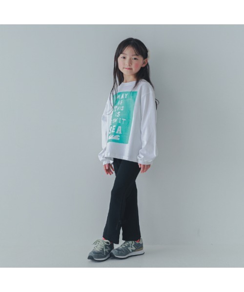 2nd(セカンド)の「ジーンズベーセカンド SEA ロングTシャツ(Tシャツ/カットソー・キッズ・ブラック/ベージュ/オフホワイト・130cm/160cm/150cm/140cm/120cm/110cm)」の21枚目の写真