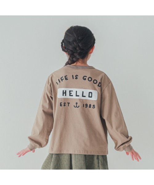 2nd(セカンド)の「ジーンズベーセカンド SEA ロングTシャツ(Tシャツ/カットソー・キッズ・ブラック/ベージュ/オフホワイト・130cm/160cm/150cm/140cm/120cm/110cm)」の22枚目の写真