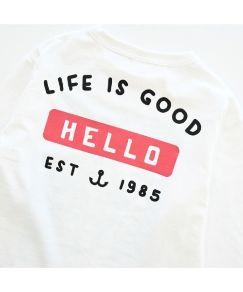 2nd(セカンド)の「ジーンズベーセカンド SEA ロングTシャツ(Tシャツ/カットソー・キッズ・ブラック/ベージュ/オフホワイト・130cm/160cm/150cm/140cm/120cm/110cm)」の13枚目の写真