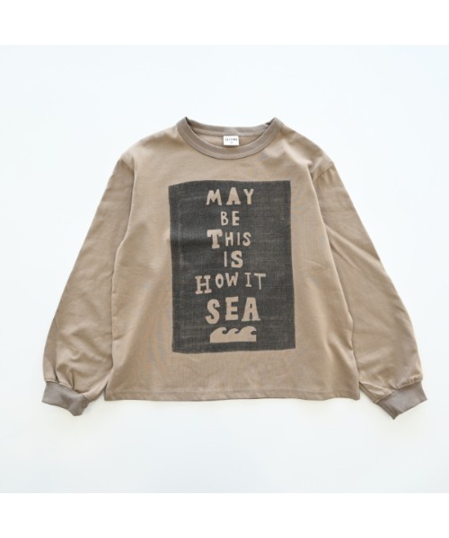 2nd(セカンド)の「ジーンズベーセカンド SEA ロングTシャツ(Tシャツ/カットソー・キッズ・ブラック/ベージュ/オフホワイト・130cm/160cm/150cm/140cm/120cm/110cm)」の14枚目の写真