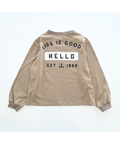 2nd(セカンド)の「ジーンズベーセカンド SEA ロングTシャツ(Tシャツ/カットソー・キッズ・ブラック/ベージュ/オフホワイト・130cm/160cm/150cm/140cm/120cm/110cm)」の15枚目の写真