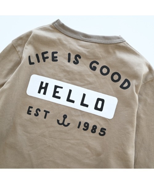 2nd(セカンド)の「ジーンズベーセカンド SEA ロングTシャツ(Tシャツ/カットソー・キッズ・ブラック/ベージュ/オフホワイト・130cm/160cm/150cm/140cm/120cm/110cm)」の17枚目の写真