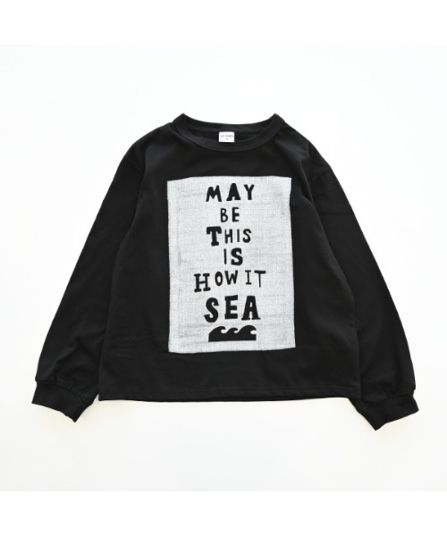 2nd(セカンド)の「ジーンズベーセカンド SEA ロングTシャツ(Tシャツ/カットソー・キッズ・ブラック/ベージュ/オフホワイト・130cm/160cm/150cm/140cm/120cm/110cm)」の18枚目の写真