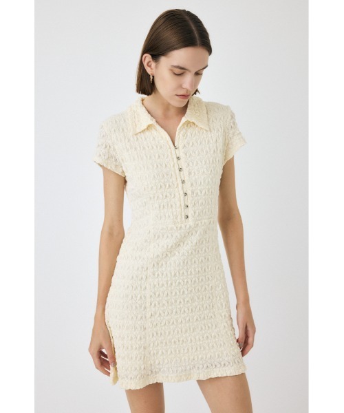【極美品】mimisol　マ・メール　ドレスワンピース　10y MERMAID LACE ミニドレス（ワンピース）｜MOUSSY（マウジー）の