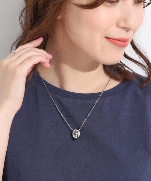 SHOO・LA・RUE(シューラルー)の「【2WAY】リング&クリアドロップネックレス(ネックレス・レディース・ダークブラウン/ピンクゴールド/シルバー/ブラック/ゴールド・00)」の12枚目の写真