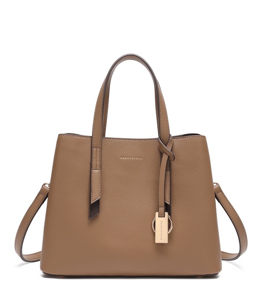 MERCURYDUO（マーキュリーデュオ）の「【MERCURYDUO/マーキュリーデュオ】ワーク 両アオリポケットハンドバッグ／500mlペットボトル収納可能（ハンドバッグ・レディース・ブラック/アイボリー/グレイッシュベージュ・FREE）」の12枚目の写真