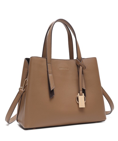 MERCURYDUO（マーキュリーデュオ）の「【MERCURYDUO/マーキュリーデュオ】ワーク 両アオリポケットハンドバッグ／500mlペットボトル収納可能（ハンドバッグ・レディース・ブラック/アイボリー/グレイッシュベージュ・FREE）」の14枚目の写真