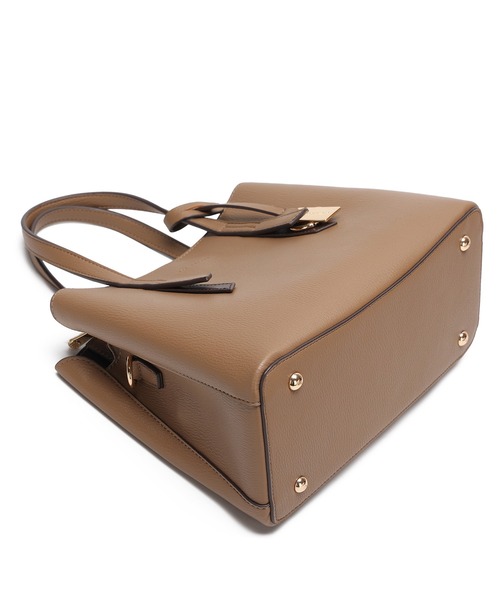 MERCURYDUO（マーキュリーデュオ）の「【MERCURYDUO/マーキュリーデュオ】ワーク 両アオリポケットハンドバッグ／500mlペットボトル収納可能（ハンドバッグ・レディース・ブラック/アイボリー/グレイッシュベージュ・FREE）」の22枚目の写真