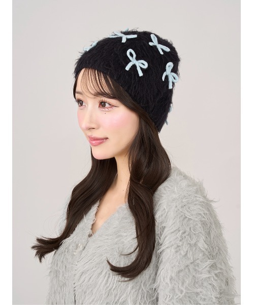 Darich ビーニー&ニット　2点セット リボンニットビーニー（ニットキャップ/ビーニー）｜Darich