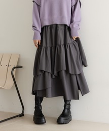 LOWRYS FARM | ティアードイレヘムスカート　576730(スカート)