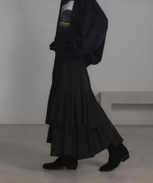 LOWRYS FARM | ティアードイレヘムスカート　576730(スカート)