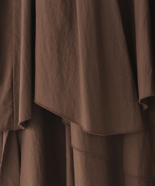 LOWRYS FARM（ローリーズファーム）の「ティアードイレヘムスカート　576730（スカート・レディース・ブラック/ブラウン/アイボリー/グリーン/チャコールグレー・FREE）」の21枚目の写真