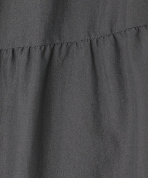 LOWRYS FARM（ローリーズファーム）の「ティアードイレヘムスカート　576730（スカート・レディース・ブラック/ブラウン/アイボリー/グリーン/チャコールグレー・FREE）」の9枚目の写真