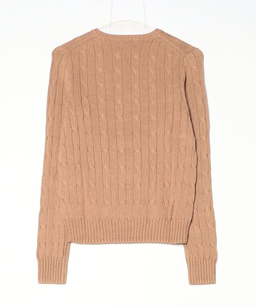 ケーブルニット コットン クルーネック セーター（ニット/セーター