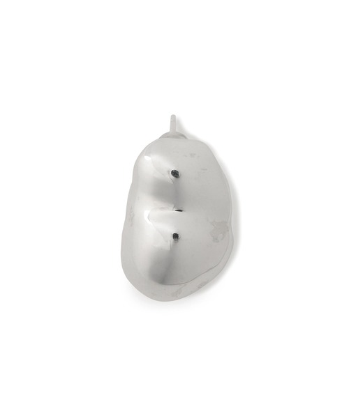 ADAM ET ROPE'(アダムエロペ)の「【EMOELLE】pearl shaped silver pierced earrings(ピアス(両耳用)・レディース・シルバー・FREE)」の6枚目の写真